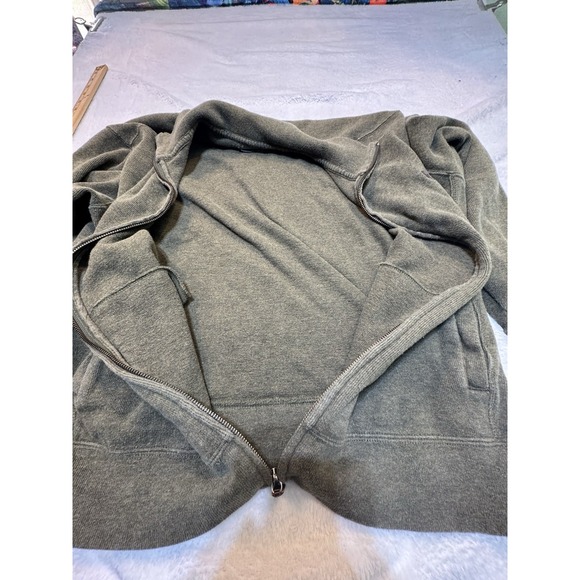 Polo Ralph Lauren Men's Full Zip Sweater Size L Hunter Green Collar Preppy - Picture 9 of 13